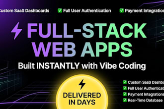 build a full stack mvp web application using ai vibe coding