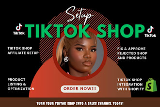 setup tik tok shop fix tiktok dropshipping tiktok shop ads tiktok shop marketing