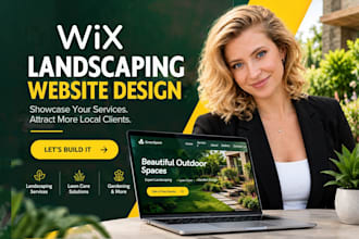 wix website for landscaping redesign gardening website design lawn care website