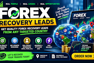 generate quality forex recovery leads from any targeted country