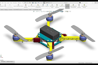 design 3d cad models for rc aircraft, drones and uavs in solidworks