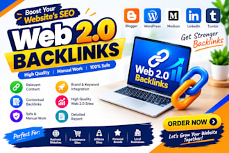 create high quality web 20 backlinks