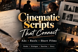 write creative scripts for video ads and social media reels