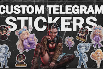 create custom telegram stickers for you