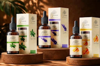 design modern cosmetic product packaging