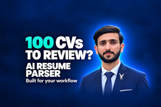 build an ai resume parser and candidate matching tool for recruiters