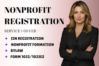 register your US nonprofit and handle 501c3 tax exempt application