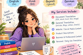translate hindi gujarati english and german accuracy
