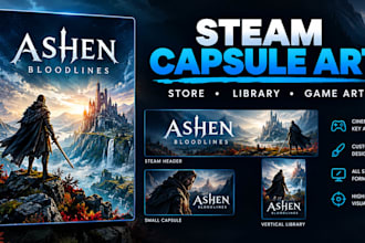 design high ctr steam capsule art scaled for mobile and deck review figma steam