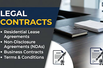 draft professional lease agreements, nda and legal contracts