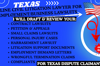 do texas employment lawyer for wrongful termination employment contract lawsuits
