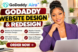 godaddy website design godaddy website redesign godaddy airo