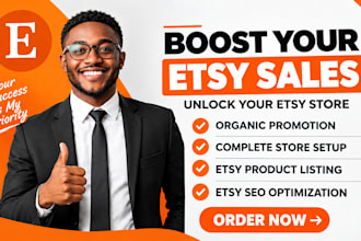 do etsy store setup etsy product listing etsy seo etsy promotion
