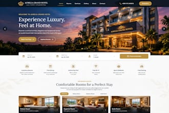 build a responsive website, landing page or business website