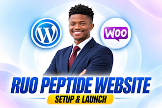 build peptide website, research peptide store and fda compliant peptide website