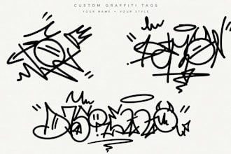 create a custom graffiti tag or handstyle for your name