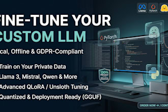 finetune a custom llm locally for strict gdpr compliance