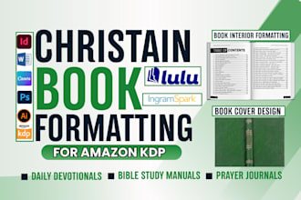 design format christain ebook daily devotional prayer journal christain book KDP