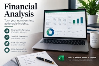 analyze your financial data and create a financial analysis report