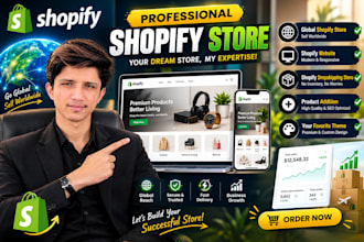 create shopify dropshipping store,shopify website