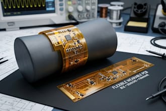 design flexible wearable pcb and compact electronics with ble and firmware