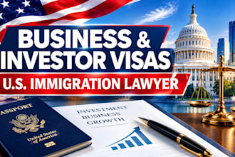 provide US business immigration and investor visa legal advice