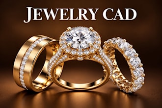 design engagement ring cad, wedding band cad, stl casting, photorealistic render
