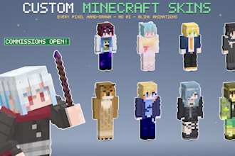 draw a custom minecraft skin for your character