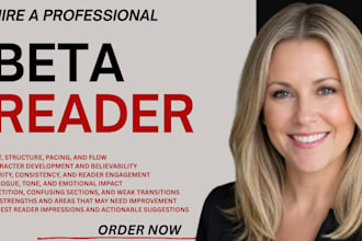read your memoir self help fiction non fiction books as a beta reader