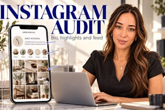 audit your instagram profile, bio, highlights and feed