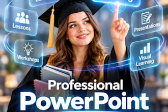 design professional powerpoint presentations for training and education