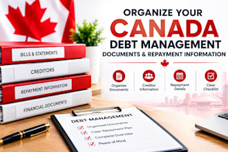 organize your canada debt management documents and repayment information
