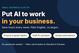 set up ai in your small business to save you hours every week