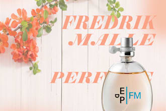 make the outer sticker or pakaging for perfume bottles