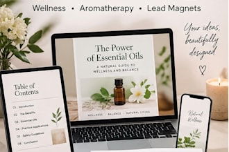 design a professional wellness ebook or lead magnet in canva