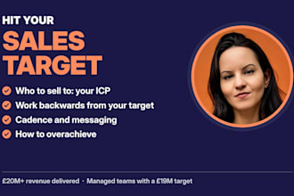 be your b2b sales coach and train your team to hit target