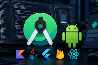 fix android studio bugs, develop android apps, convert apk, kotlin java flutter