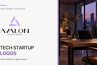 design a custom tech startup and saas logo
