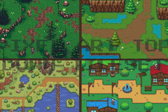 do pixel art tileset tilemap top down tileset game tileset rpg maker rpg tileset