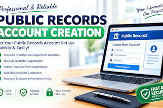 do public records creation with bot