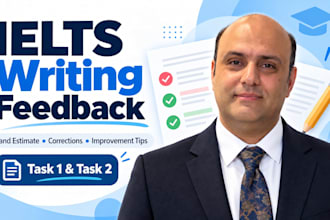review your ielts writing and provide detailed feedback