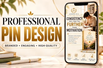 design professional pinterest pins for your brand