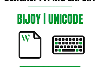 type bengali english thesis dissertation assignment in bijoy unicode