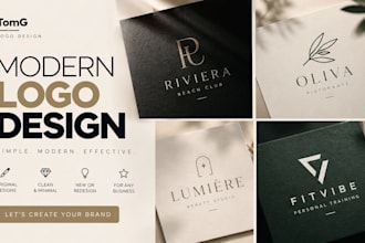 design or redesign a modern minimalist logo