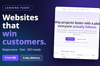 build a responsive landing page for your business or startup