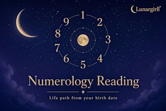write a symbolic numerology reading from your birth date