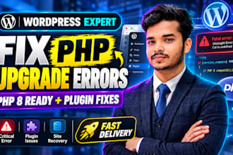 fix wordpress critical error after php upgrade, make plugins php 8 ready