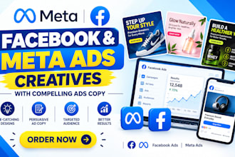 create facebook and meta ads creatives with compelling ads copy