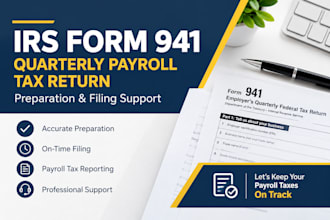 prepare and file your irs form 941 quarterly payroll tax return