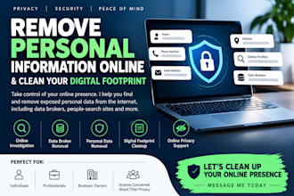remove personal information online, data broker removal, clean digital footprint